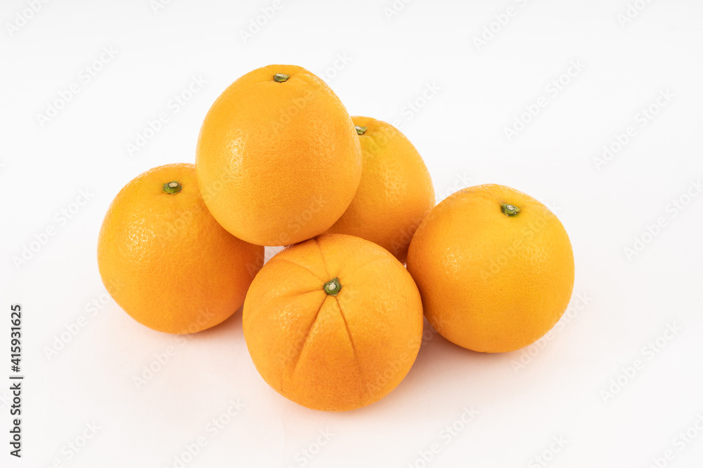 Freshly picked navel oranges Freshly picked navel oranges