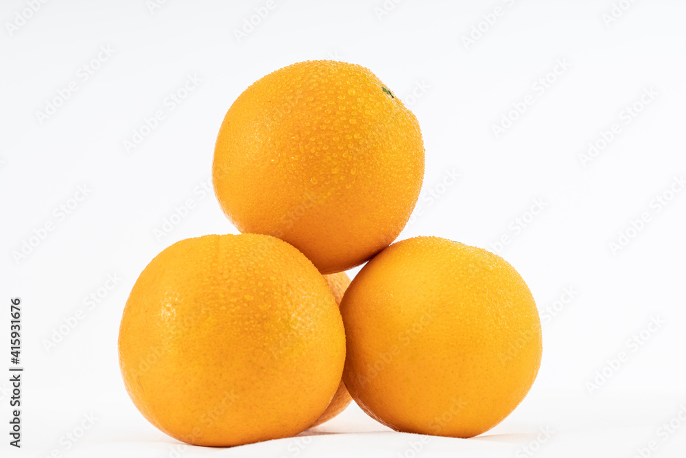 Freshly picked navel oranges Freshly picked navel oranges