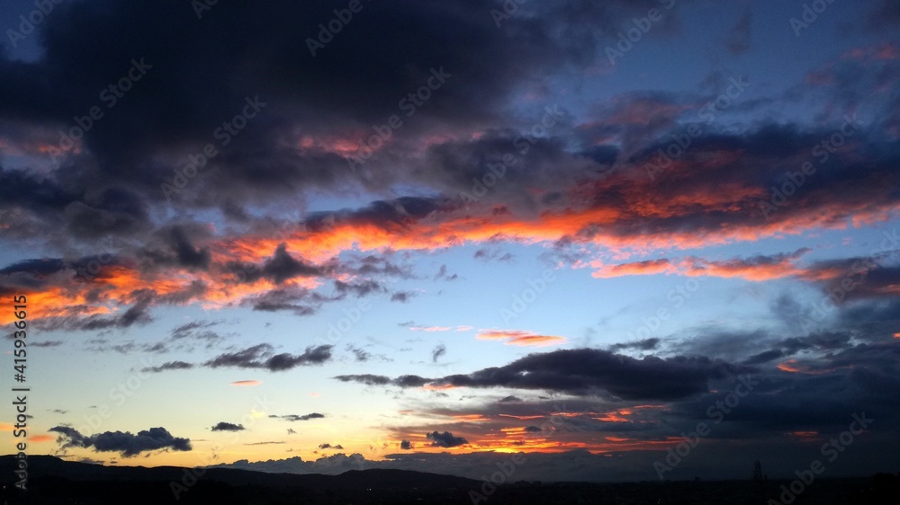 Obraz premium Sunset in Bogotá - Colombia