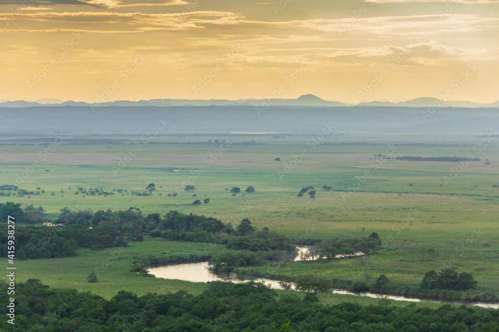 Obraz premium 釧路湿原 細岡展望台