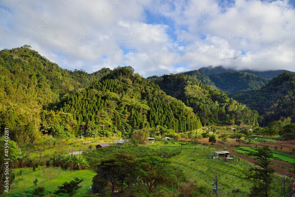 Mountain landscape in the Hsinchu,Taiwan.
