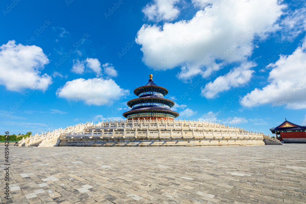 Temple of Heaven in Beijing,China.Chinese cultural symbol.