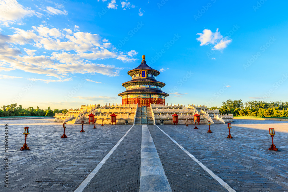 Temple of Heaven in Beijing,China.Chinese cultural symbol.