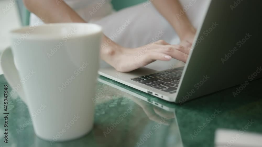 Smart positive asian female businessman video conference remote working discuss concersation about strategy business planing new business startup ideas concept,business meeting online via laptop Smart positive asian female businessman video conference remote working discuss concersation about strategy business planing new business startup ideas concept,business meeting online via laptop