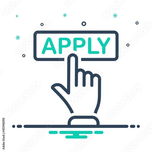Mix icon for apply