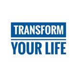 ''Transform your life'' Lettering