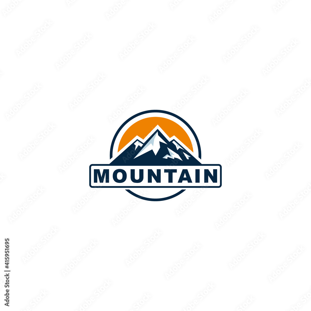 Template Logo Gunung. Ilustrator vektor Ep.10 Template Logo Gunung. Ilustrator vektor Ep.10