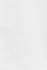 Vertical white watercolor papar texture background for cover card design or overlay aon paint art background