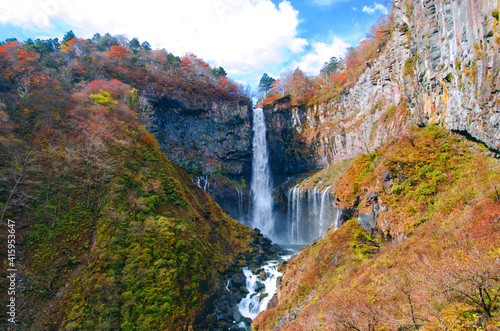 Kegon Waterfall at Nikko National Park in Tochigi prefecture  Kanto  Japan.