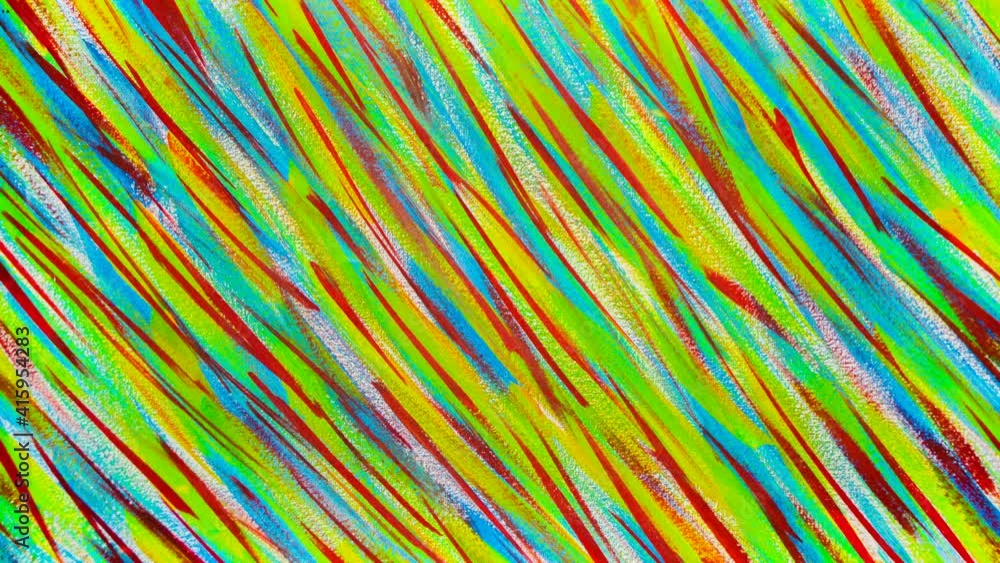 Art creative canvas with drawn lines of blue, yellow, green, red paint. Art creative canvas with drawn lines of blue, yellow, green, red paint.