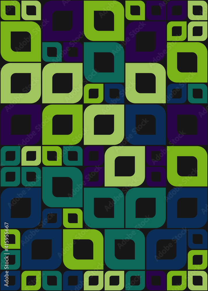 Abstract Geometric Pattern generative computational art illustration Abstract Geometric Pattern generative computational art illustration