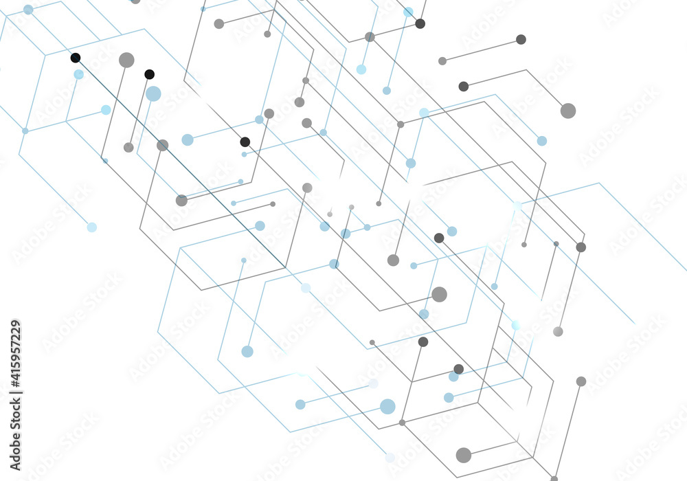 Hexagon technology connect in modern style on white background. Internet connection network high digital technology. Abstract background technology graphic design. Vector template Hexagon technology connect in modern style on white background. Internet connection network high digital technology. Abstract background technology graphic design. Vector template