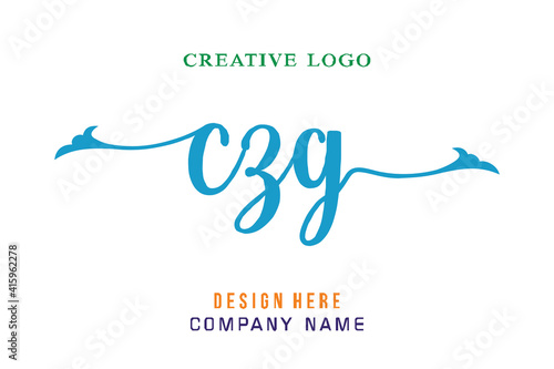 CZG lettering logo is simple, easy to understand and authoritative photo