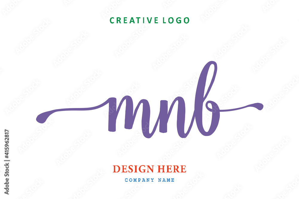 MNB lettering logo is simple, easy to understand and authoritative MNB lettering logo is simple, easy to understand and authoritative