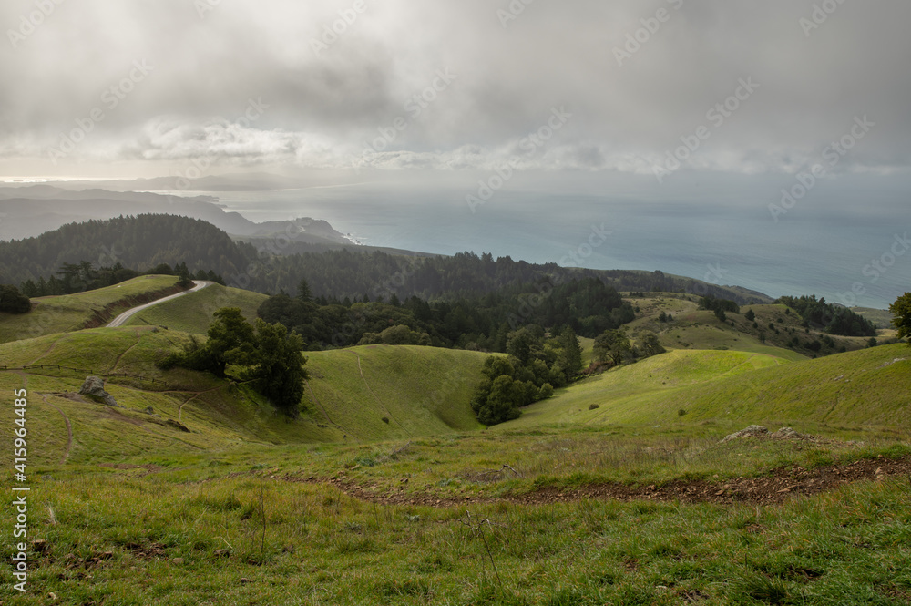 landscape with clouds