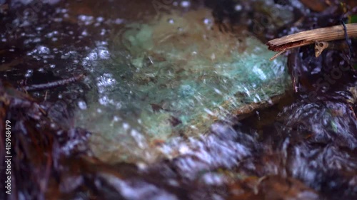 Wallpaper Mural Close up of water in river. Water flowing through rocks. Torontodigital.ca