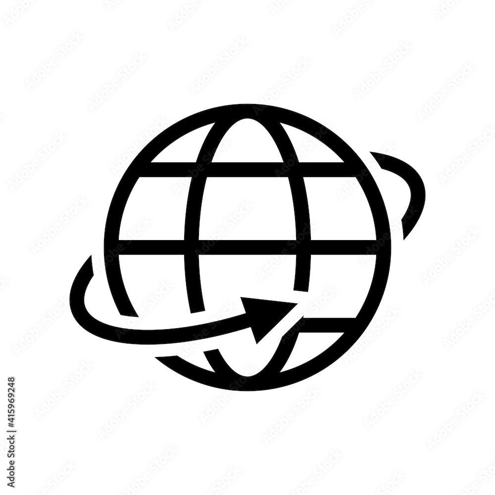 Internet go to website symbol vector icon illustration EPS 10 Internet go to website symbol vector icon illustration EPS 10