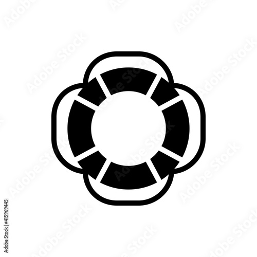 lifebuoy icon vector illustration design