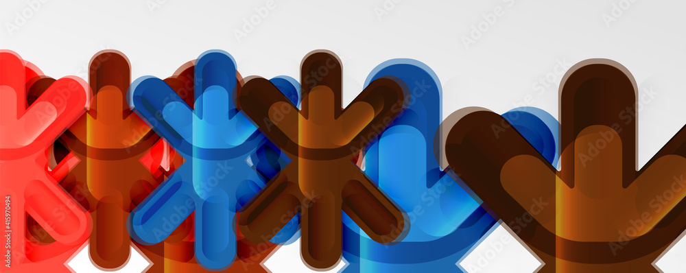 Abstract glossy crosses background for business or technology presentations, internet posters or web brochure covers Abstract glossy crosses background for business or technology presentations, internet posters or web brochure covers