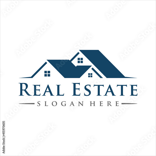 real estate logo design vector.
