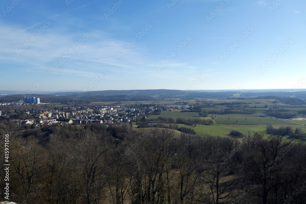 Aussicht von der Altenburg über Bamberg