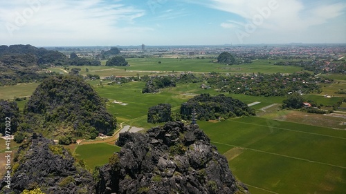 Rocks and Fields, Ninh Binh, Vietnam