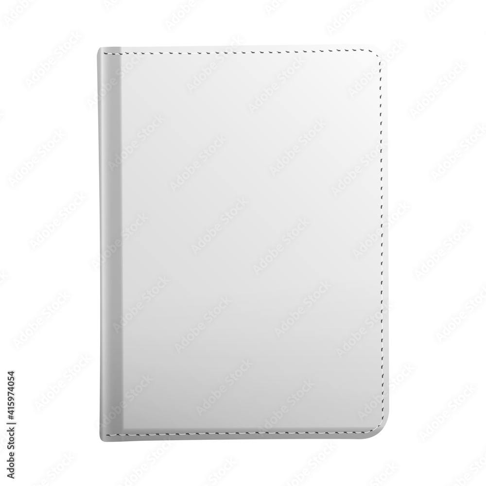 Realistic blank white book mockup. Book template isolated on white background Realistic blank white book mockup. Book template isolated on white background
