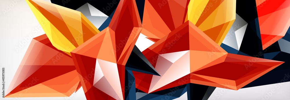 Vector 3d triangles and pyramids abstract background for business or technology presentations, internet posters or web brochure covers Vector 3d triangles and pyramids abstract background for business or technology presentations, internet posters or web brochure covers