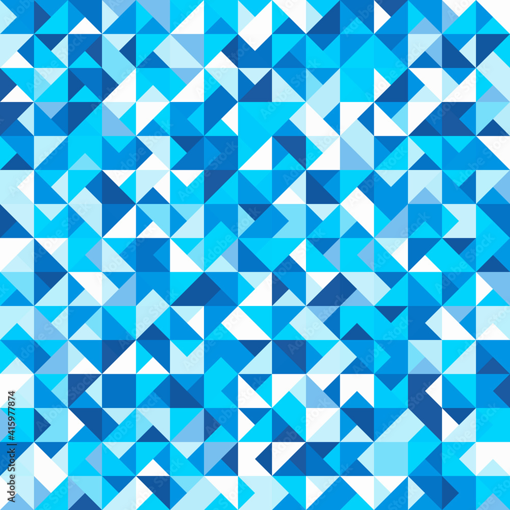 Abstract modern pattern with triangles. Random shades of blue. Vector background for covers, presentations and posters. Abstract modern pattern with triangles. Random shades of blue. Vector background for covers, presentations and posters.