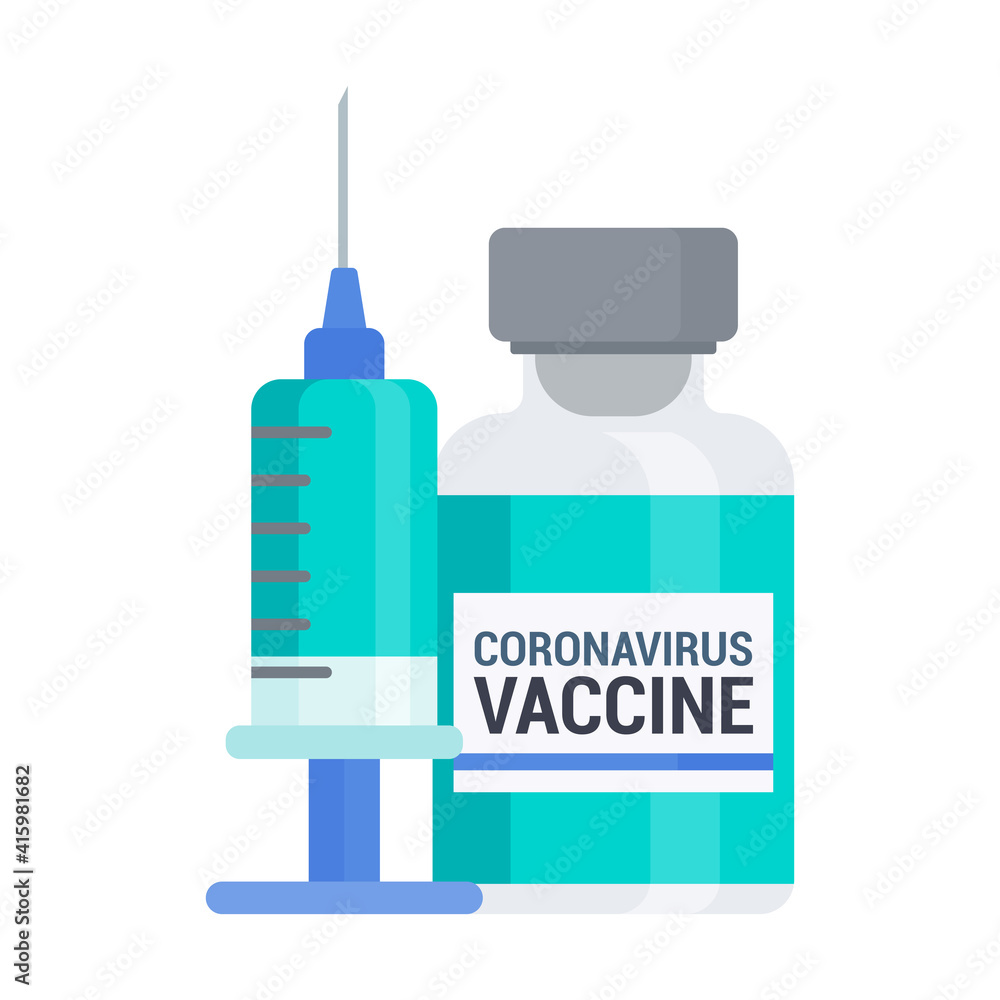 Vaccination icon. Syringe and dose of vaccine. Protect people Vaccination icon. Syringe and dose of vaccine. Protect people