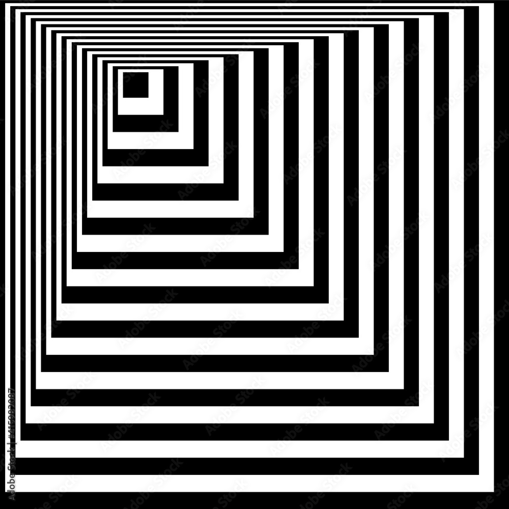 Abstract Background of Waves, Optical Illusion, Black and White Line Art. Vector illustration Abstract Background of Waves, Optical Illusion, Black and White Line Art. Vector illustration