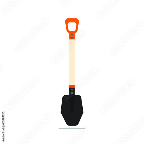 shovel isolated on white background