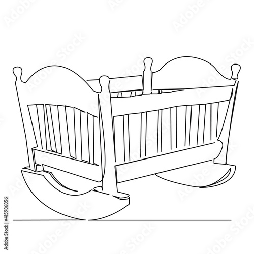 baby cot bassinet photo