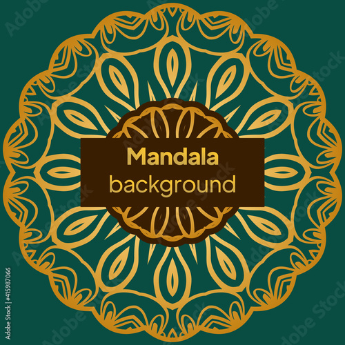 Mandala , tribal vintage background. Vector illustration