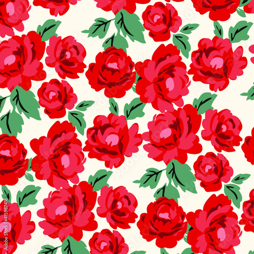 Flower background.  Liberty style. fabric, covers, manufacturing, wallpapers, print, gift wrap.