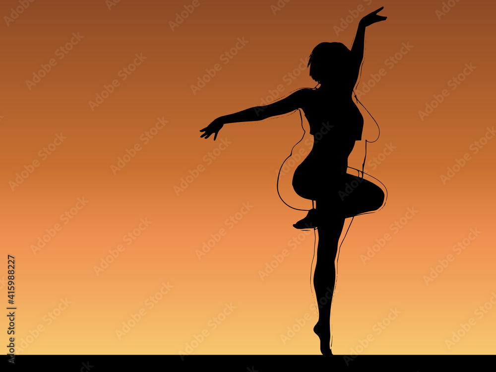 Vector conceptual fat overweight obese female vs slim fit healthy body after weight loss or diet with muscles thin young woman over sunset. Fitness, nutrition or fatness obesity, health shape Vector conceptual fat overweight obese female vs slim fit healthy body after weight loss or diet with muscles thin young woman over sunset. Fitness, nutrition or fatness obesity, health shape
