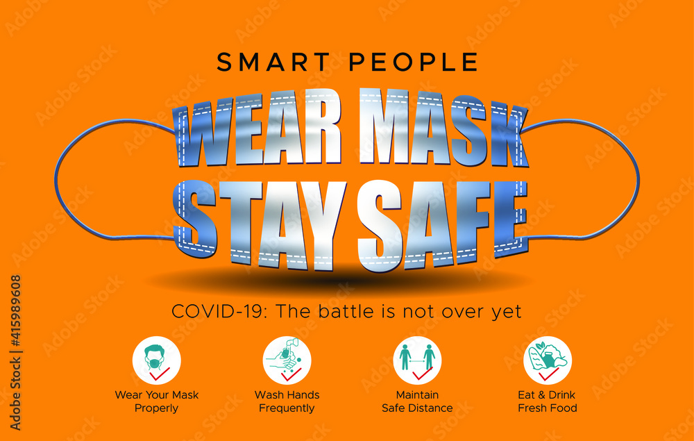 Request please wear a medical Mask and tips how to stay safe from covid ...