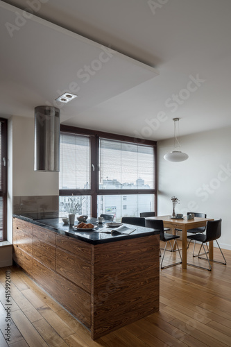 Kitchen with dining table © Dariusz Jarzabek
