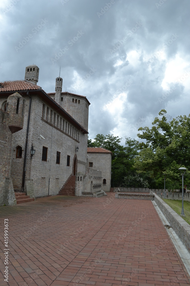 Novi Sad, Serbia - June 02. 2013: Villa Stankovic on Fruska Gora in Cortanovci. Novi Sad, Serbia Novi Sad, Serbia - June 02. 2013: Villa Stankovic on Fruska Gora in Cortanovci. Novi Sad, Serbia