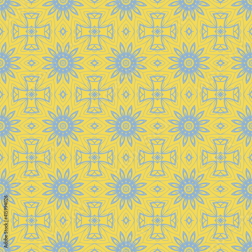 geometric decorative seamless pattern. vector illustration. for interior design, wallpaper, textiles