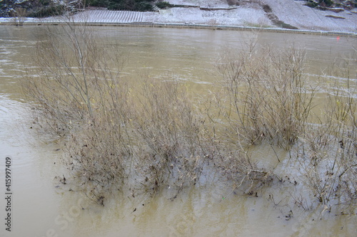 Cochem bei Hochwasser photo