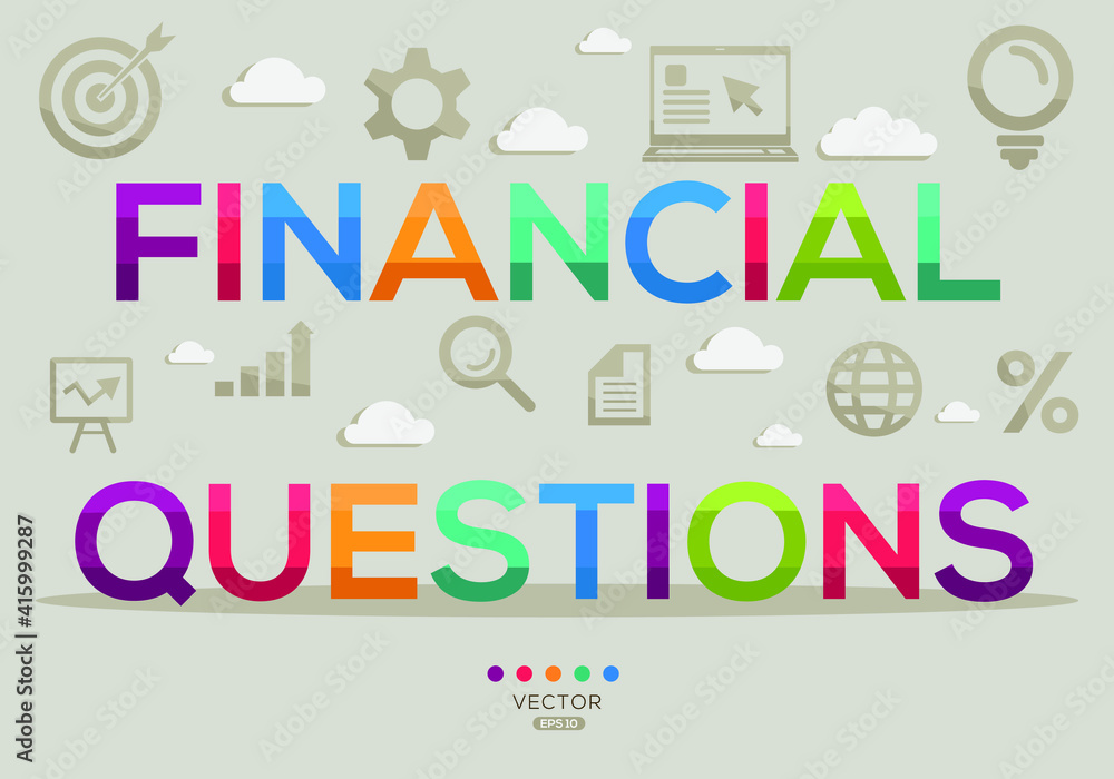 Creative (financial questions) Banner Word with Icon ,Vector illustration.
Creative (financial questions) Banner Word with Icon ,Vector illustration.