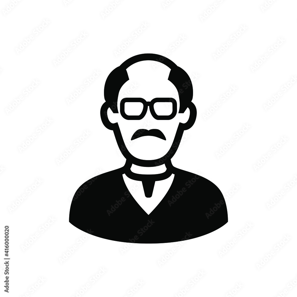 Old man with glasses avatar icon Old man with glasses avatar icon