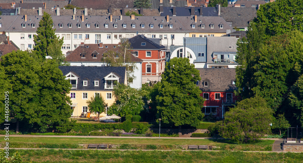 Moderne Wohngebäude, Koblenz, Rheinland-Pfalz, Deutschland, Europa