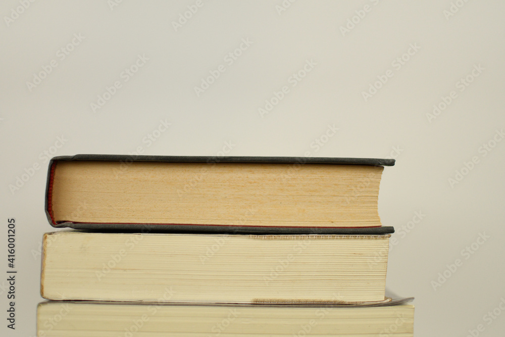 stack of books on white background literture libary stack of books on white background literture libary