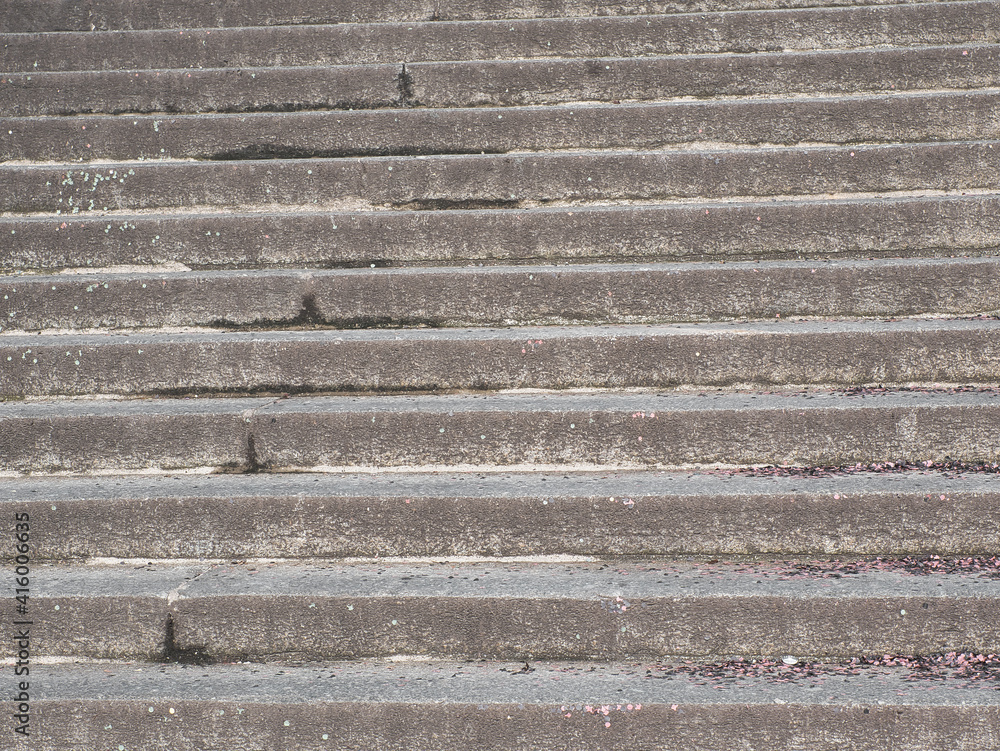 Stone stair, seen from the front