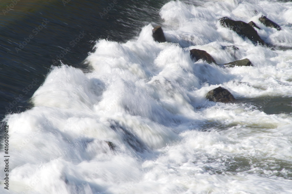 Weir of the Cascine on the Arno river in Florence, Italy Weir of the Cascine on the Arno river in Florence, Italy