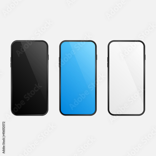 Mobile phones set background