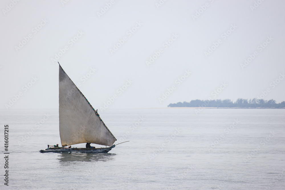 Fototapeta premium Dhow outside Stone Town