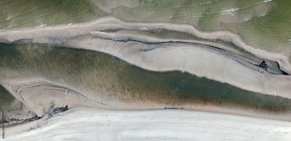 aerial view over the Riga gulf coast aerial view over the Riga gulf coast